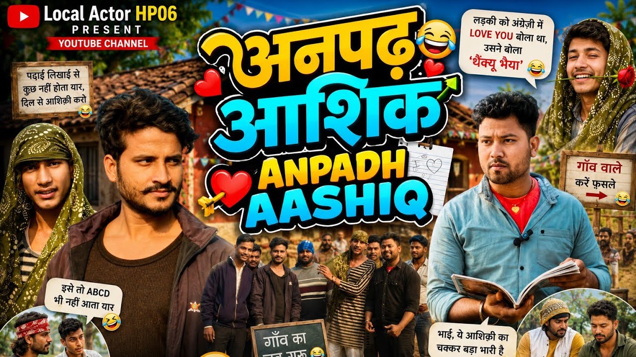 अनपढ़ आशिक || Anpad Aashiq || #comedy Local Actor HP06