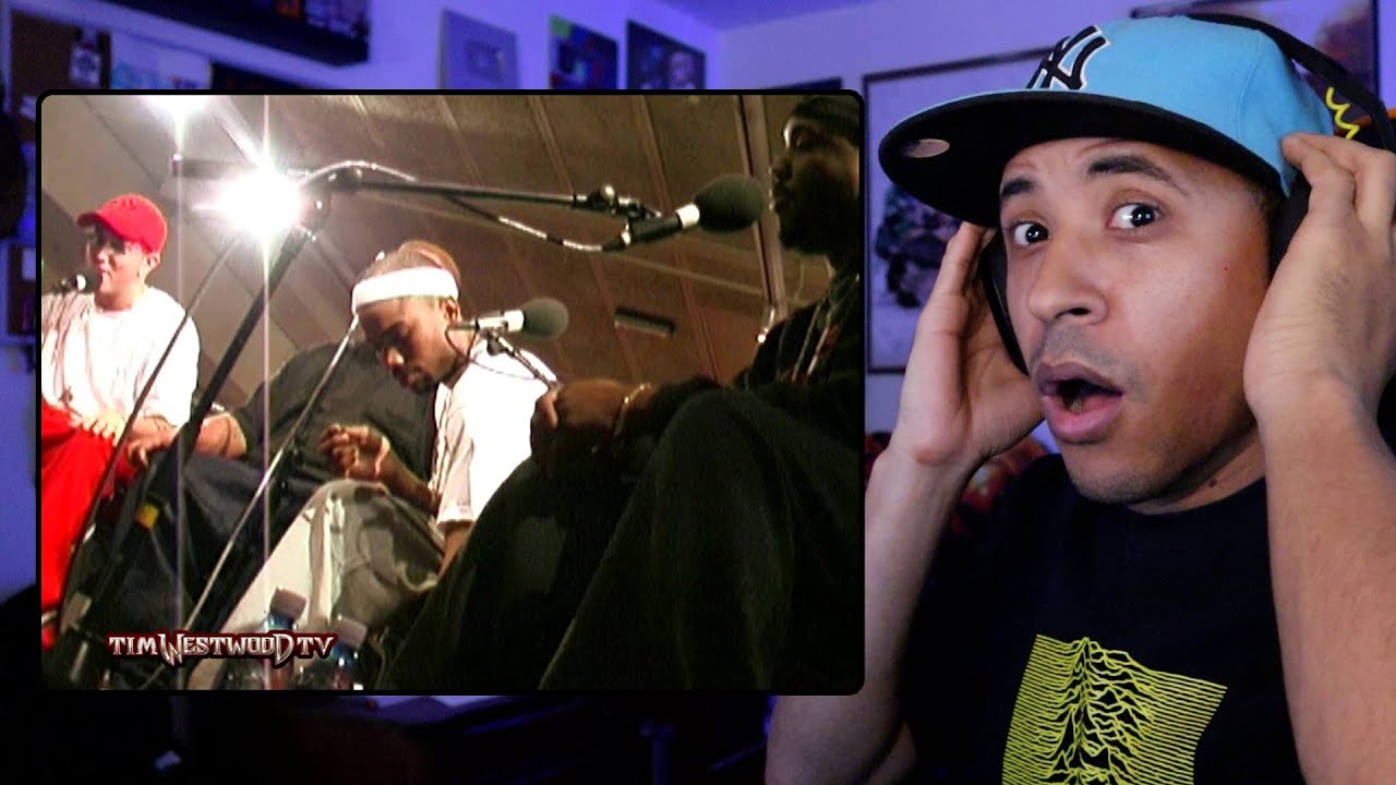 Eminem & D12 Freestyle - Backstage in London 2001 - Westwood (Reaction)