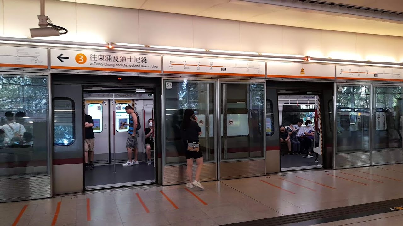 (搭高鐵返港後即中快K🚇) 港鐵東涌線 K-Train V613/V813 : 九龍站 至 南昌站 + 駛離南昌站3號月台 (下午繁忙時間第一班青衣特車, 片尾有彩蛋)