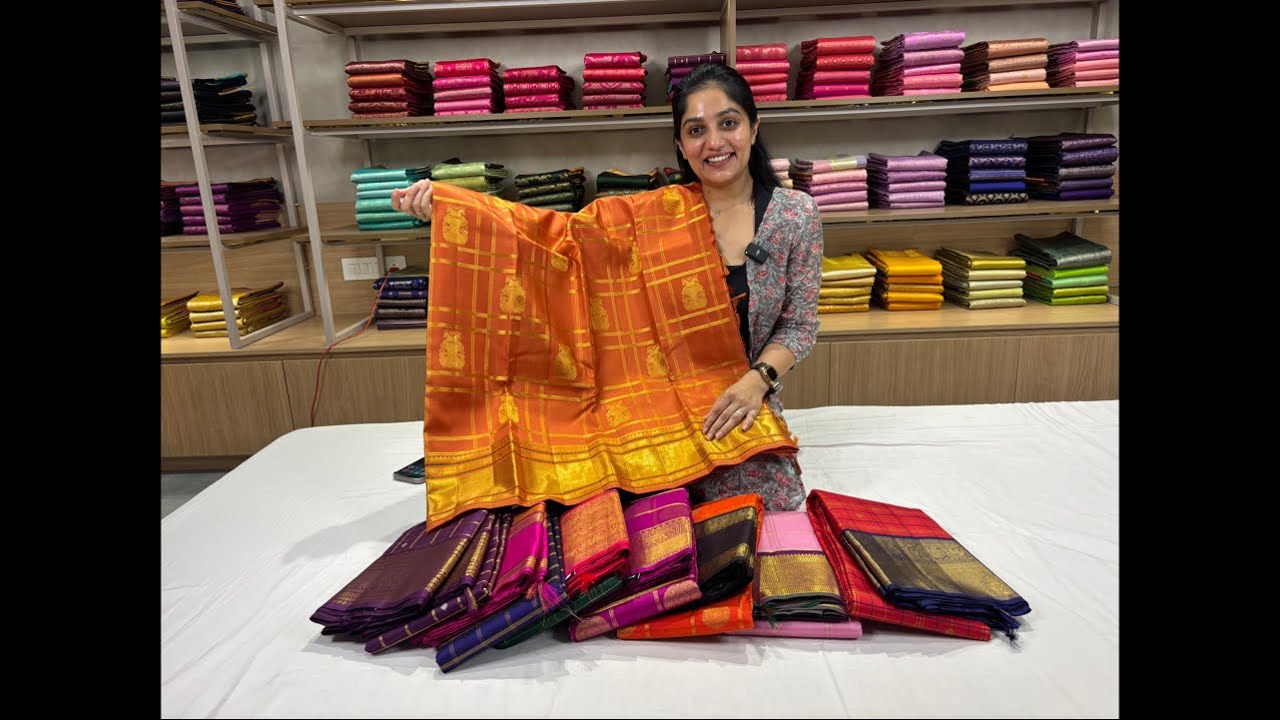 LIVE SESSION | Classic Katam Weave Kanchipuram Silk Sarees | #sareelove #kanchipattu