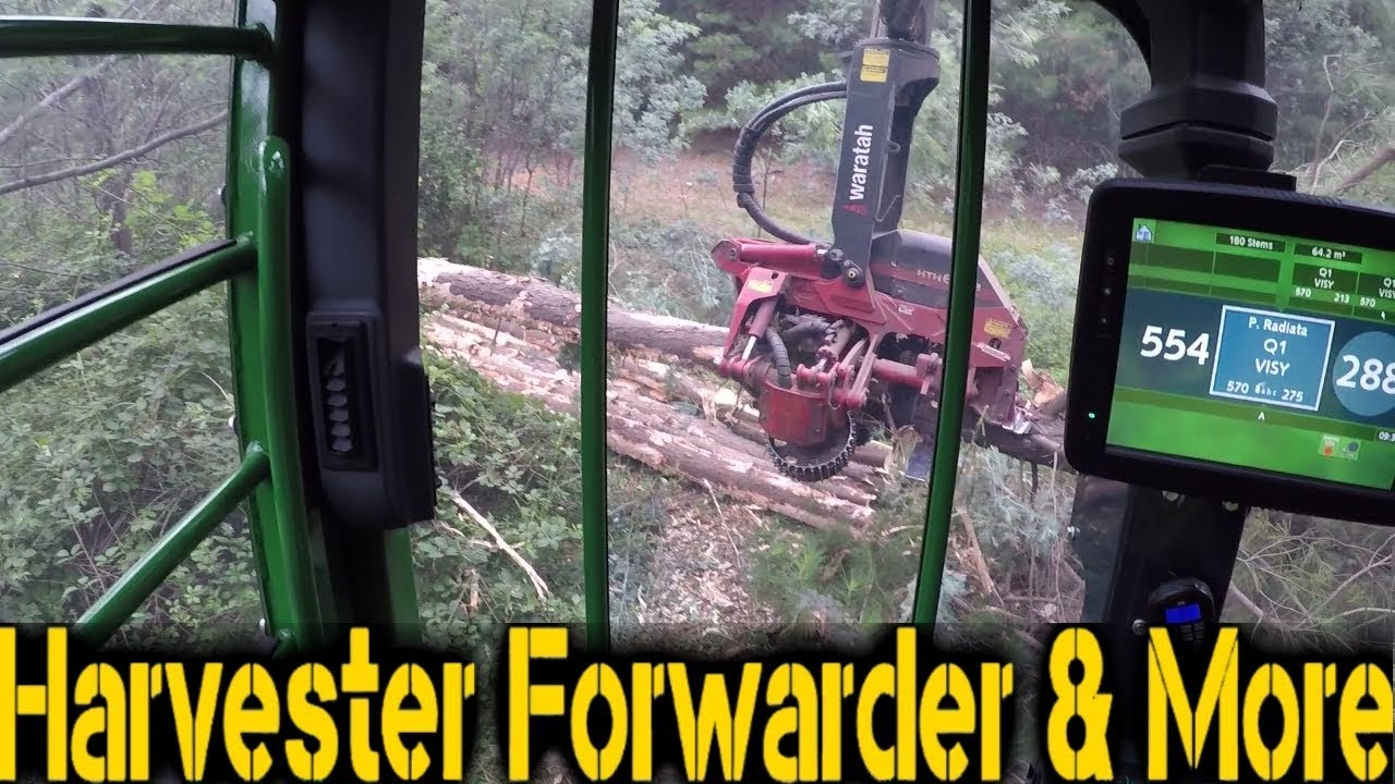 John Deere 859MH & Waratah HTH622B | Headcam | OnBoard