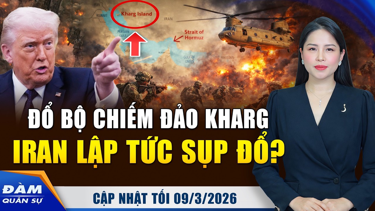Mỹ Cân Nhắc Phương Án Đổ Bộ Chiếm Đảo Kharg, Trái Tim Năng Lượng Khiến Iran Có Thể Lập Tức Sụp Đổ