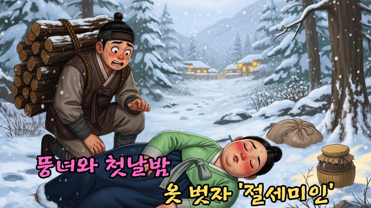 산속에 버려진 뚱녀를 업어온 바보 나무꾼, 그녀가 집안을 일으킨 기적의 복덩이였다니 | 야담·전설·사이다