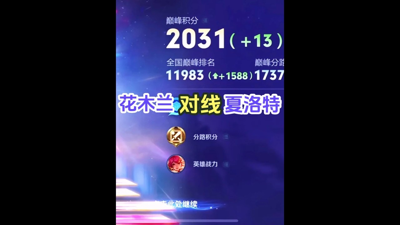 巅峰2031，高血夏洛特怎么打，花木兰对线夏洛特，全局思路打法分享【凤煌解说王者荣耀】