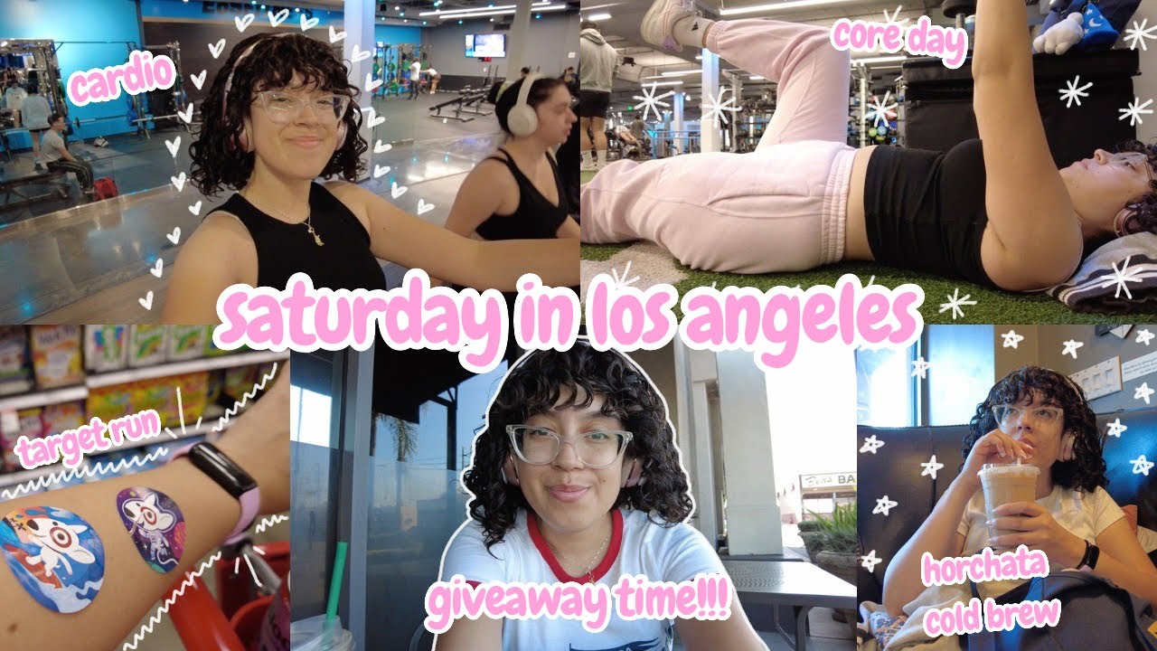 a saturday in los angeles: macbook air giveaway, cardio gym day, barclays, target and mall trip