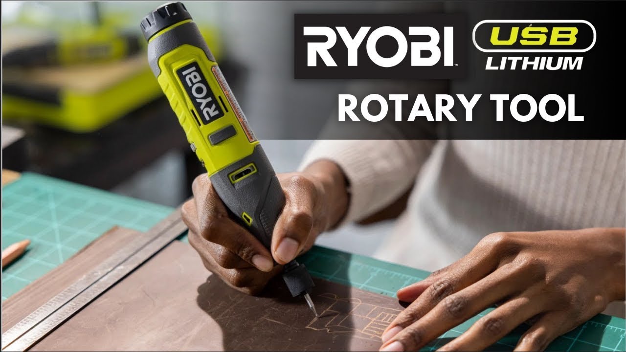 Ryobi USB Lithium Rotary Tool for Wood Carving