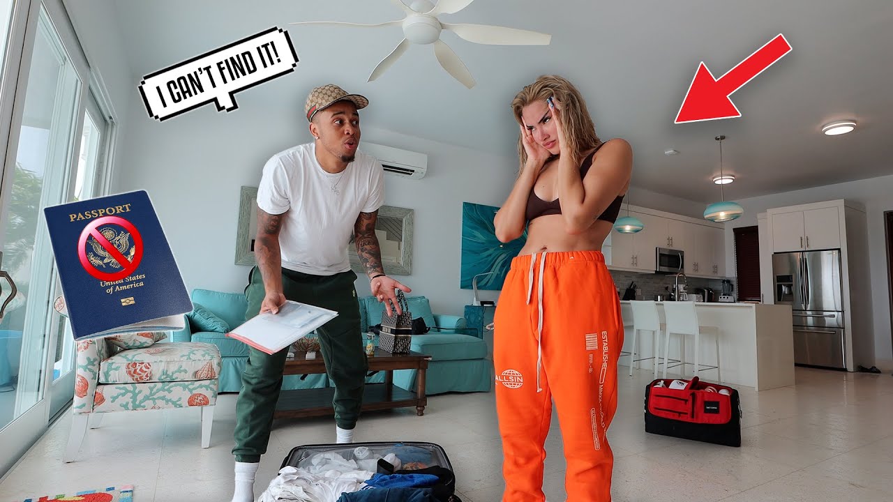 LOSING MY GIRLFRIENDS PASSPORT ON VACATION TO SEE HOW SHE REACTS!! **GONE WRONG**