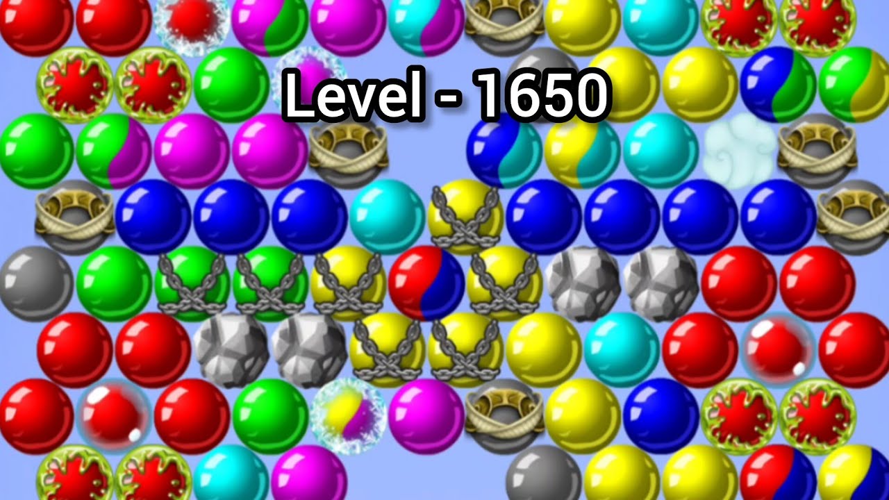 Bubble Shooter Super Hard Level - 1650