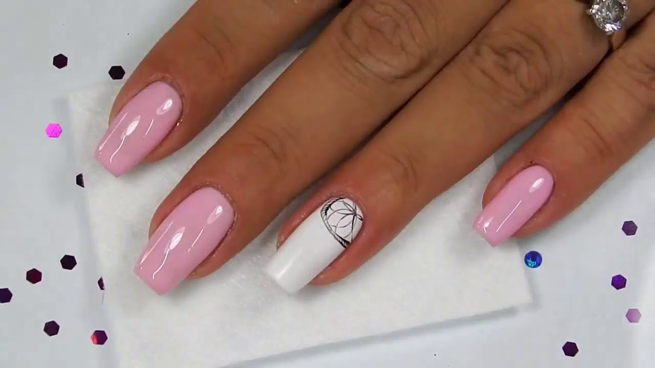 Allepaznokcie Molly Lac ♥ zdobienie DREAM CATCHER  LIGHT PINK
