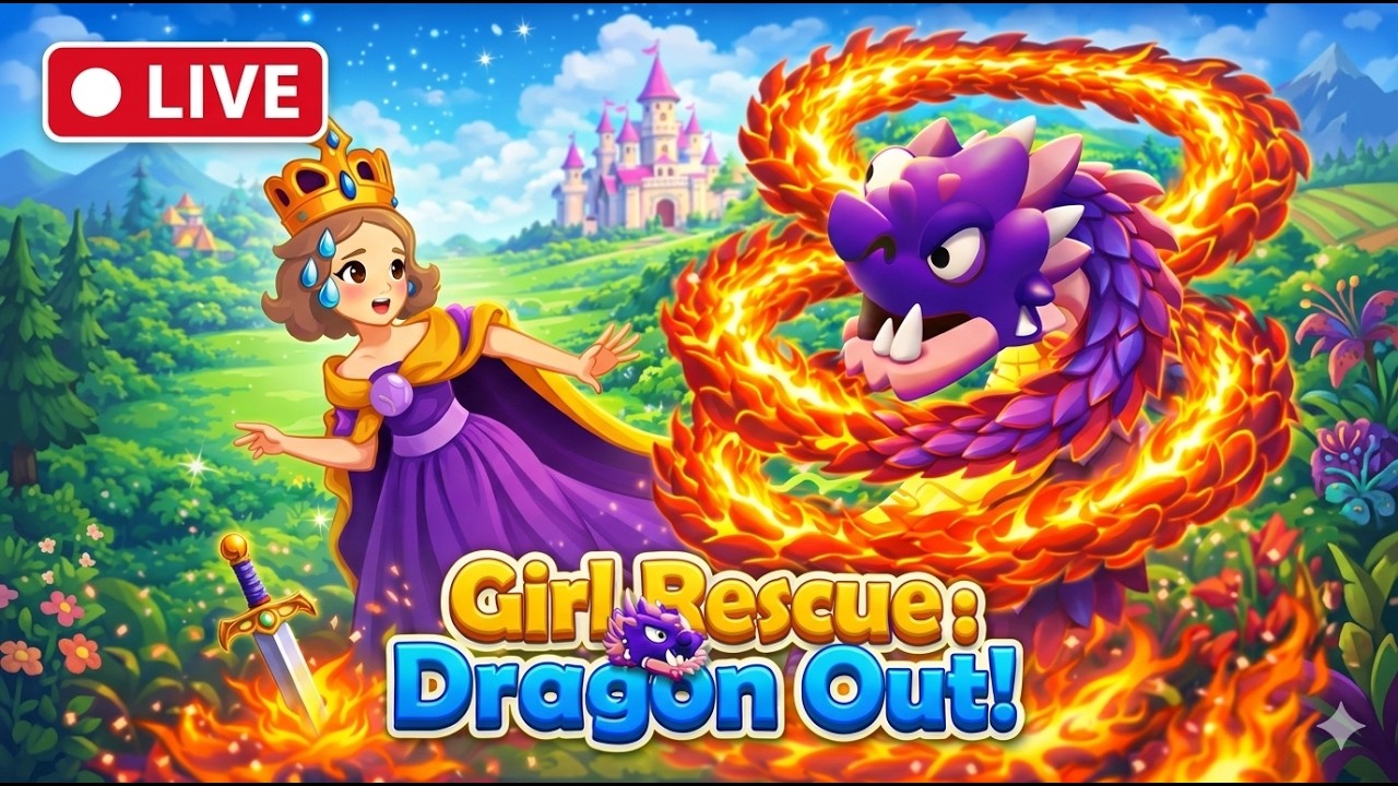 🔴 LIVE: ONLY 1% CAN SAVE HER 🐉🔥 | Girl Rescue Dragon Out