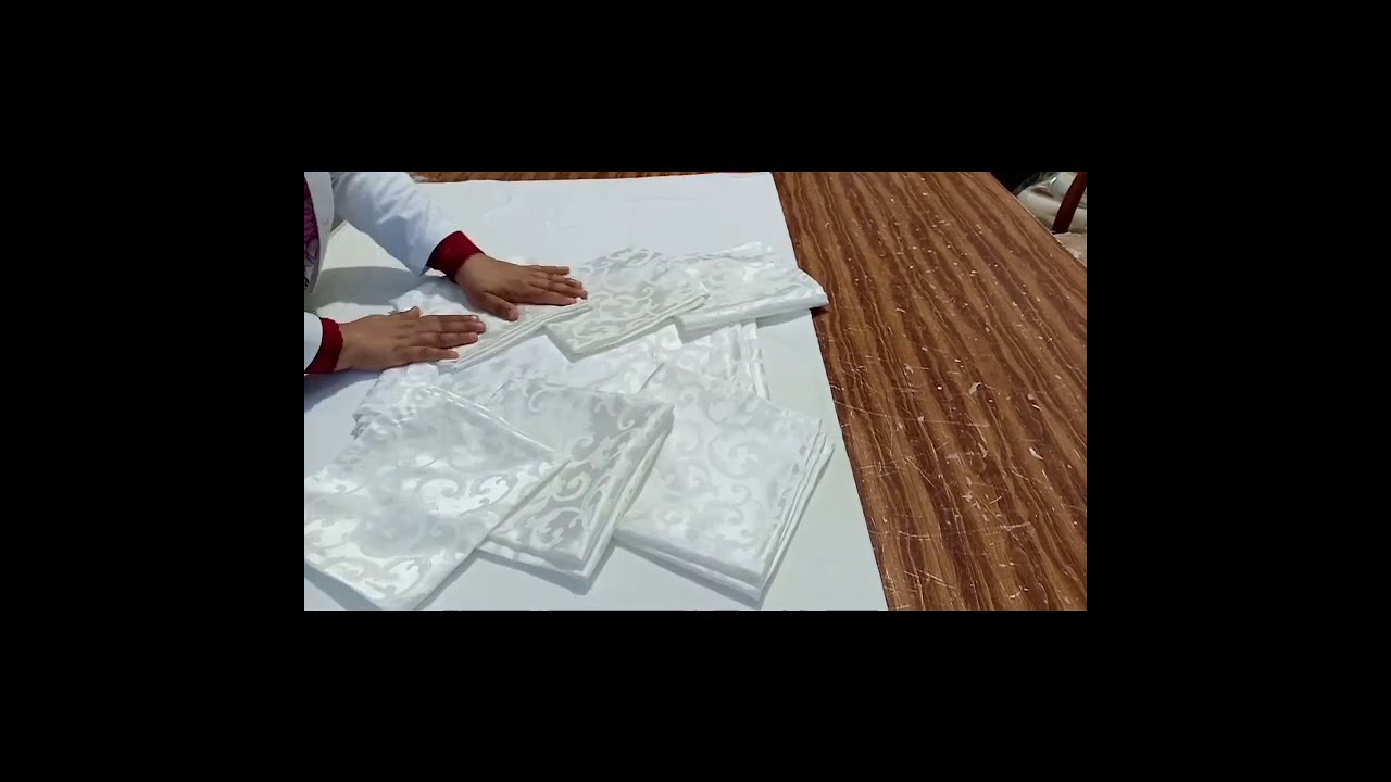 خياطة بساط طاولة الأكل / nappe de table / بتقنية أكثر من راءعة