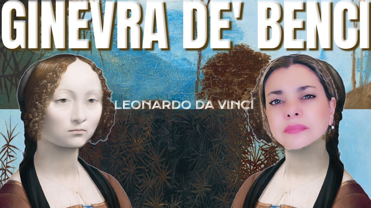 Leonardo Da Vinci: Retrato de  Ginevra de' Benci.