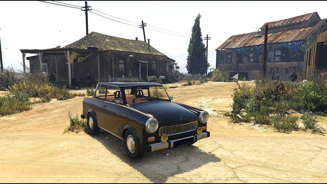 Trabant 601 - Logitech G27 || GTAV Realistic Driving
