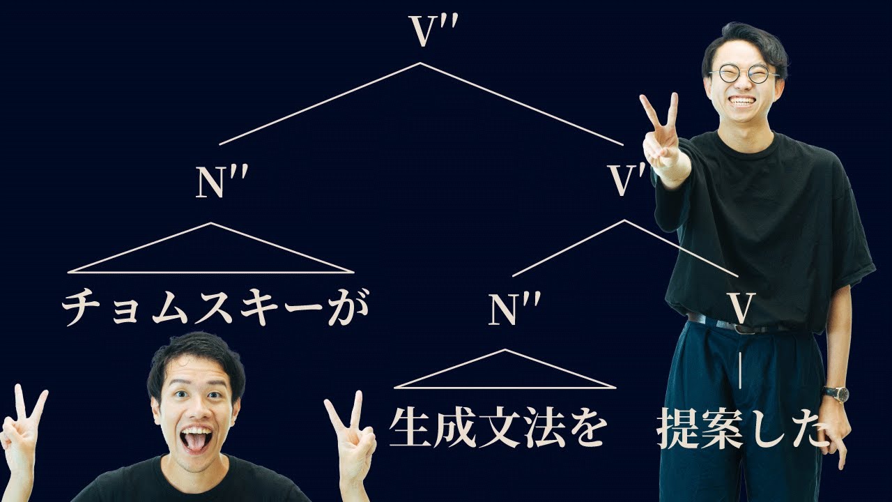 チョムスキーが提唱した「ふたまたニョキニョキ理論」【生成文法3】#169