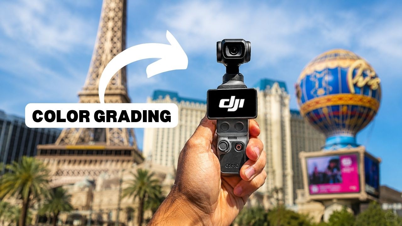 Как легко выполнить цветокоррекцию видео в формате D-Log | DJI Osmo Pocket 4