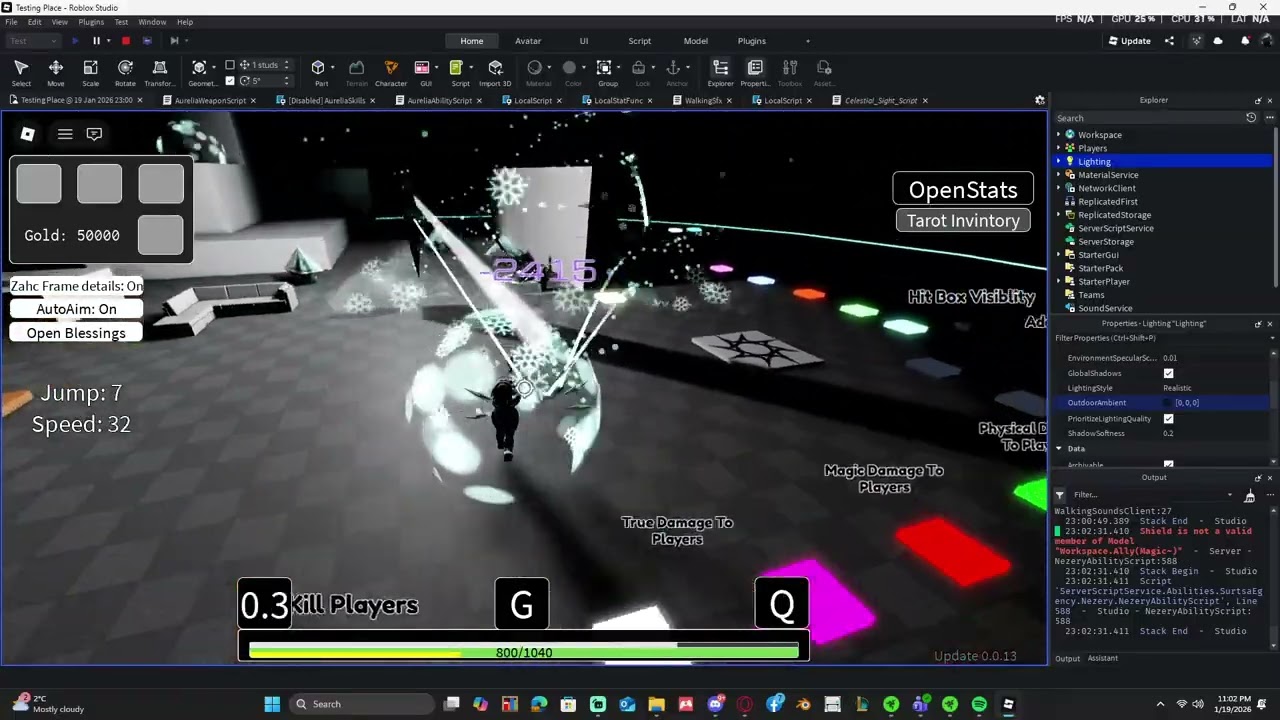 Full Nezery showcase; For Update 0.1.0