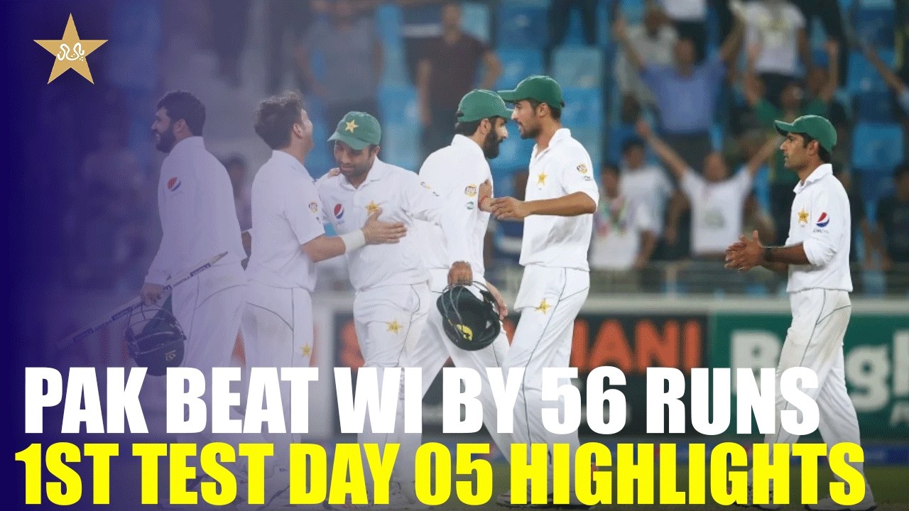 Full Highlights | Pakistan vs West Indies | 1st Test, Day 5 | Test Series 2016 | MR1K