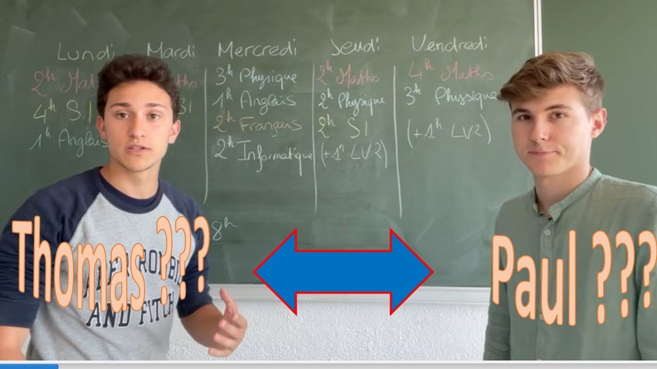 === Témoignage === Thomas et Paul === PTSI (Puis ont intégré Arts et Métiers (ENSAM) et ESILV)