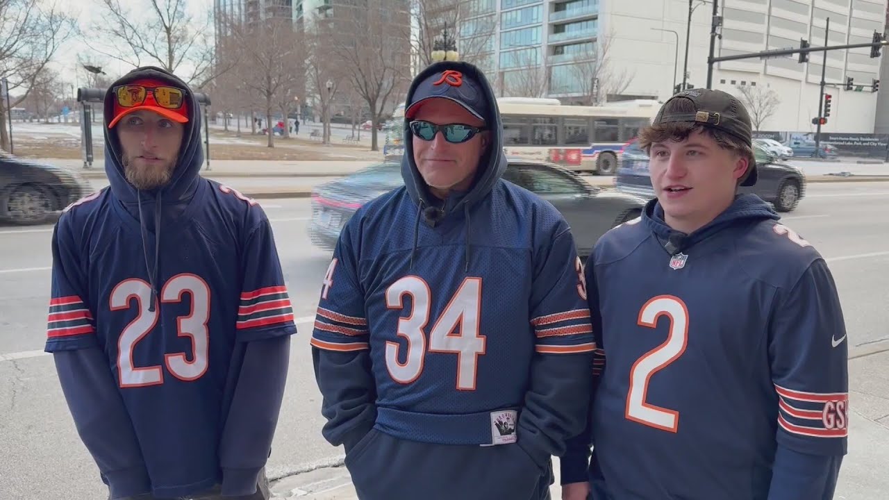 Chicago Bears fans gear up for second round of NFL playoffs Sunday evening at Soldier Field