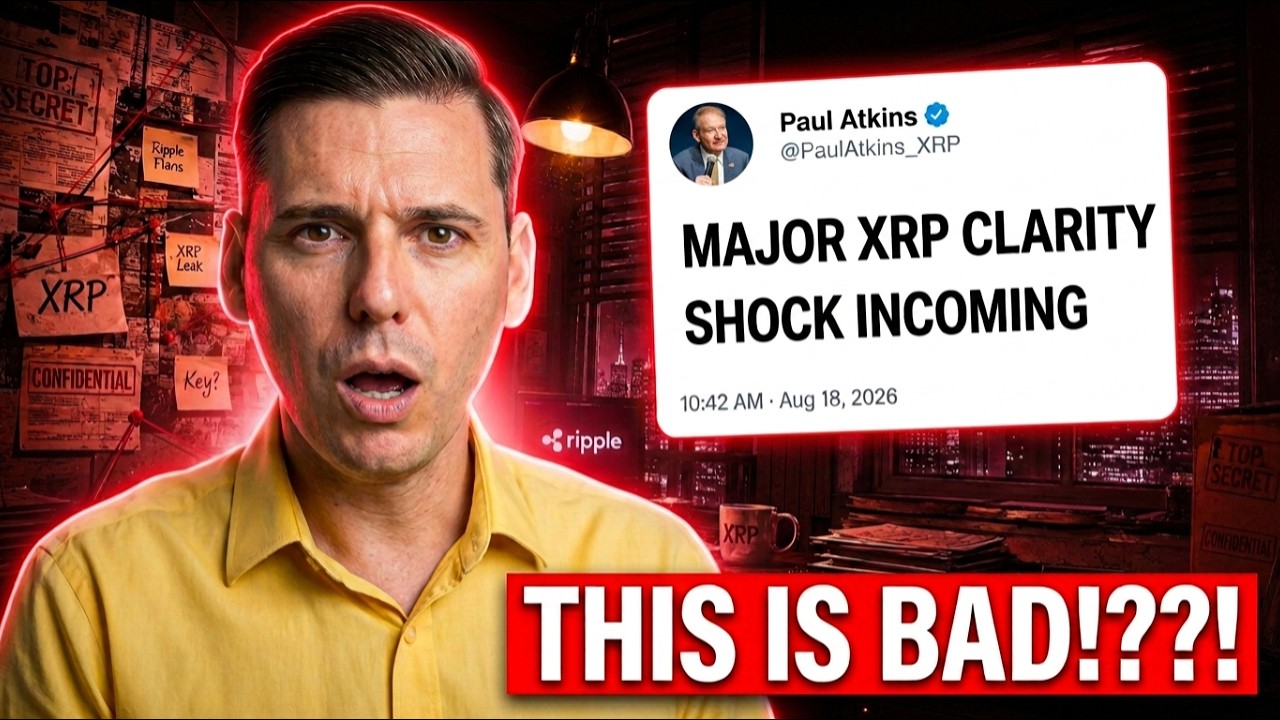 XRP, ВСЁ ПЛОХО... ШОКИРУЮЩЕЕ ЗАЯВЛЕНИЕ ПО ZAKONU О ЯСНОСТИ (CLARITY ACT) ДЛЯ XRP