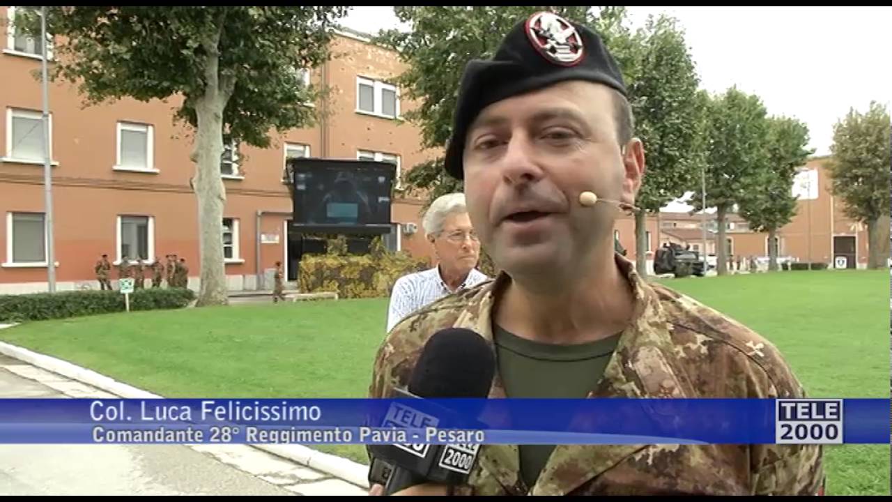 28° Reggimento Pavia Cerimonia di consegna della Bandiera