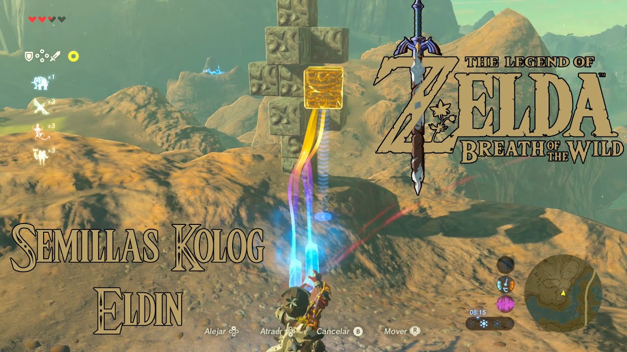 Zelda Breath of the Wild - Consigue Todas las Semillas Kolog #13 (Torre de Eldin) 683-726