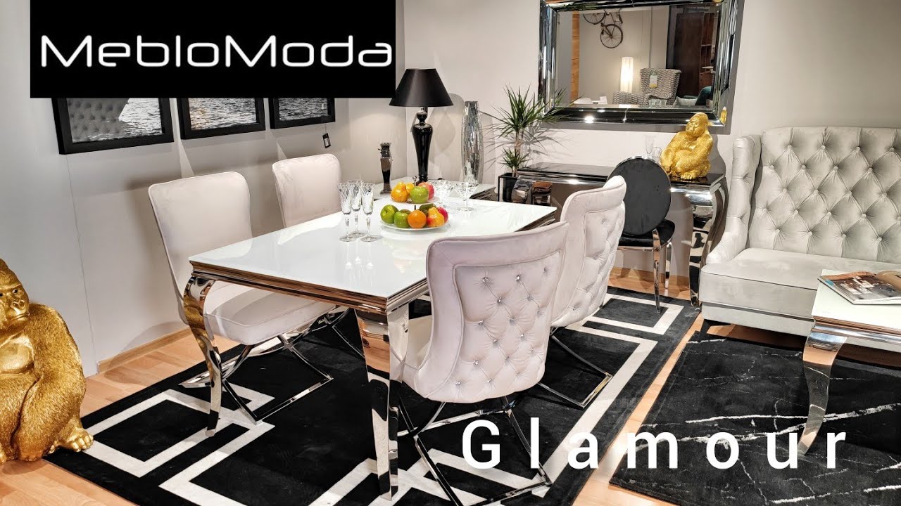 Meble Glamour MebloModa Największy wybór mebli. Meble chromowane, metalowe Styl Nowojorski Glamur