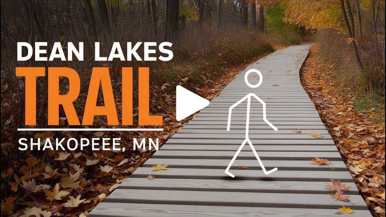 Dean Lakes Trail Virtual Walking Trail 2024 | Shakopee, MN | #4kwalk