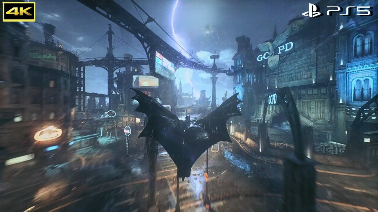 Batman Arkham Knight PS5 - Free Roam Gameplay  (4K60FPS)