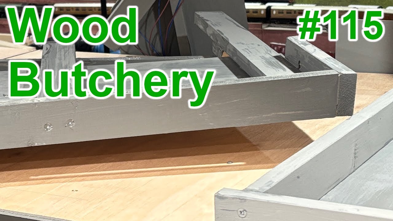 115, Wood butchery, last layout update for 2025! at Leopard Street Model Railway