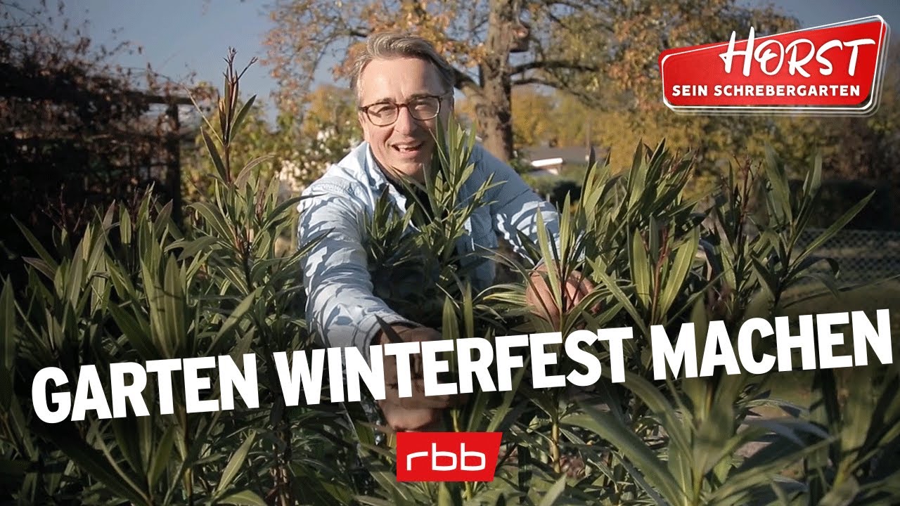 Garten winterfest machen | Horst sein Schrebergarten