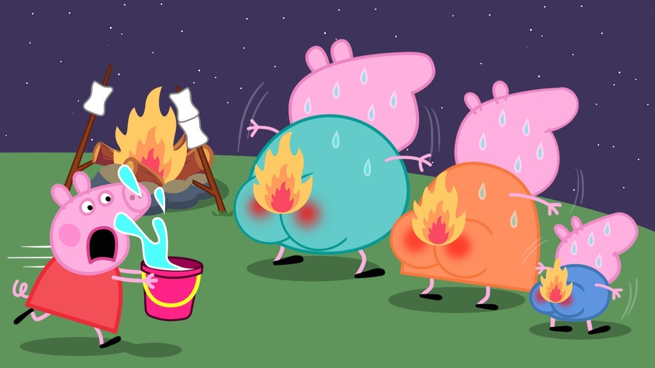 Help! Pig Daddy is on Fire??? | Peppa Pig Funny Animation