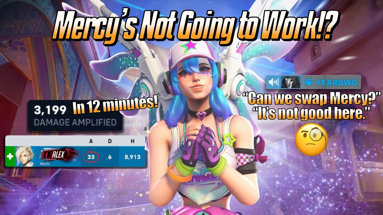 Mercy's Not Going to Work!? 🧐 - Mercy Gameplay & Commentary - Overwatch 2 (Season 18)