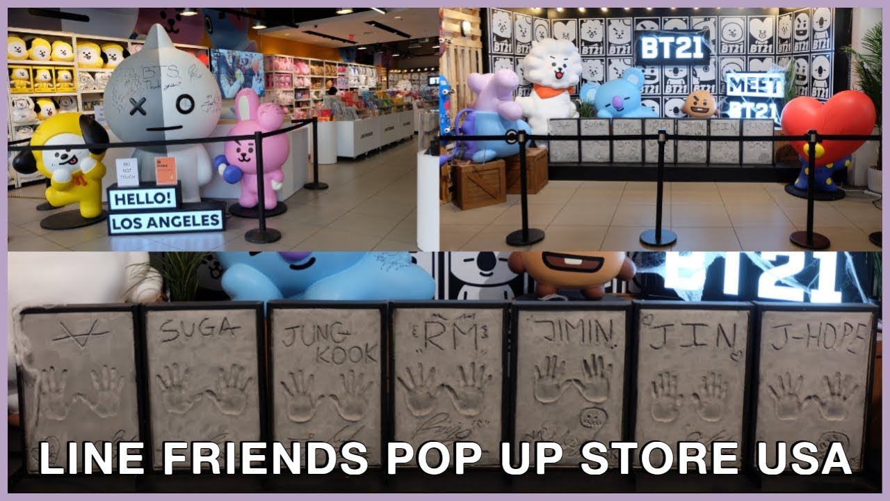Line Friends Pop Up Store USA &ndash; A Week Before They're 