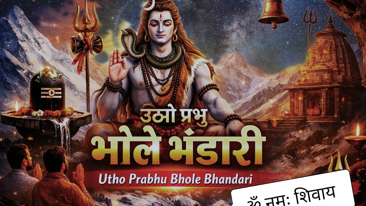 उठो प्रभु भोले भंडारी | Utho Prabhu Bhole Bhandari | Shiv Bhajan
