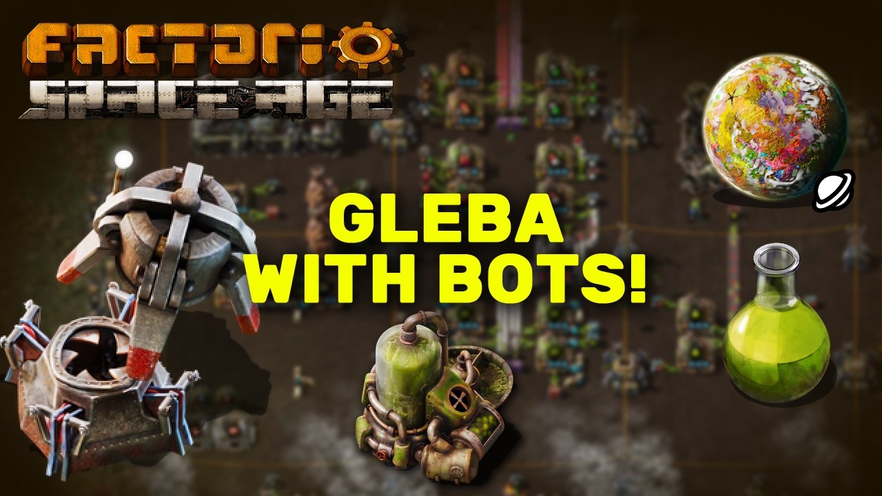 Never struggle on Gleba again! Master Gleba with Bots - Factorio Guide / Tutorial