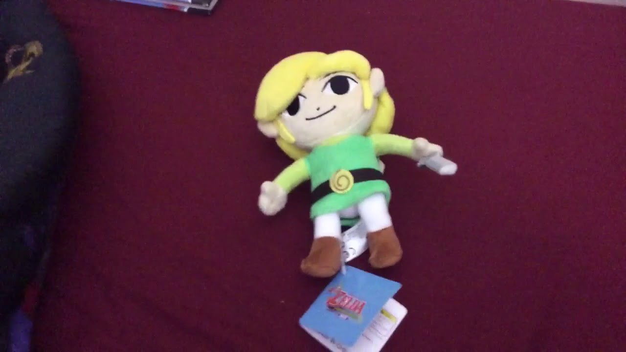 Legend of Zelda windwaker hd toon link plush