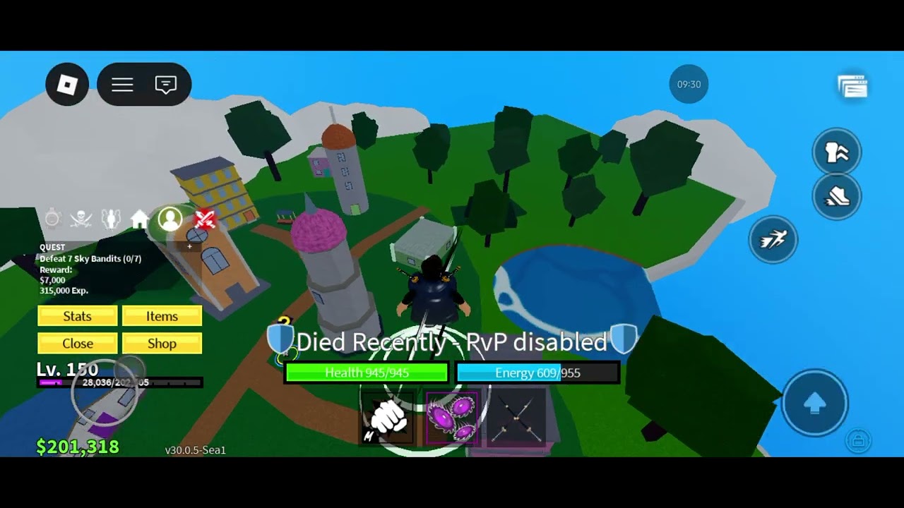 Blox Fruits-Defeat the Vice admiral and Went to SKYLANDS! Part-11  Lvl140-Lvl150