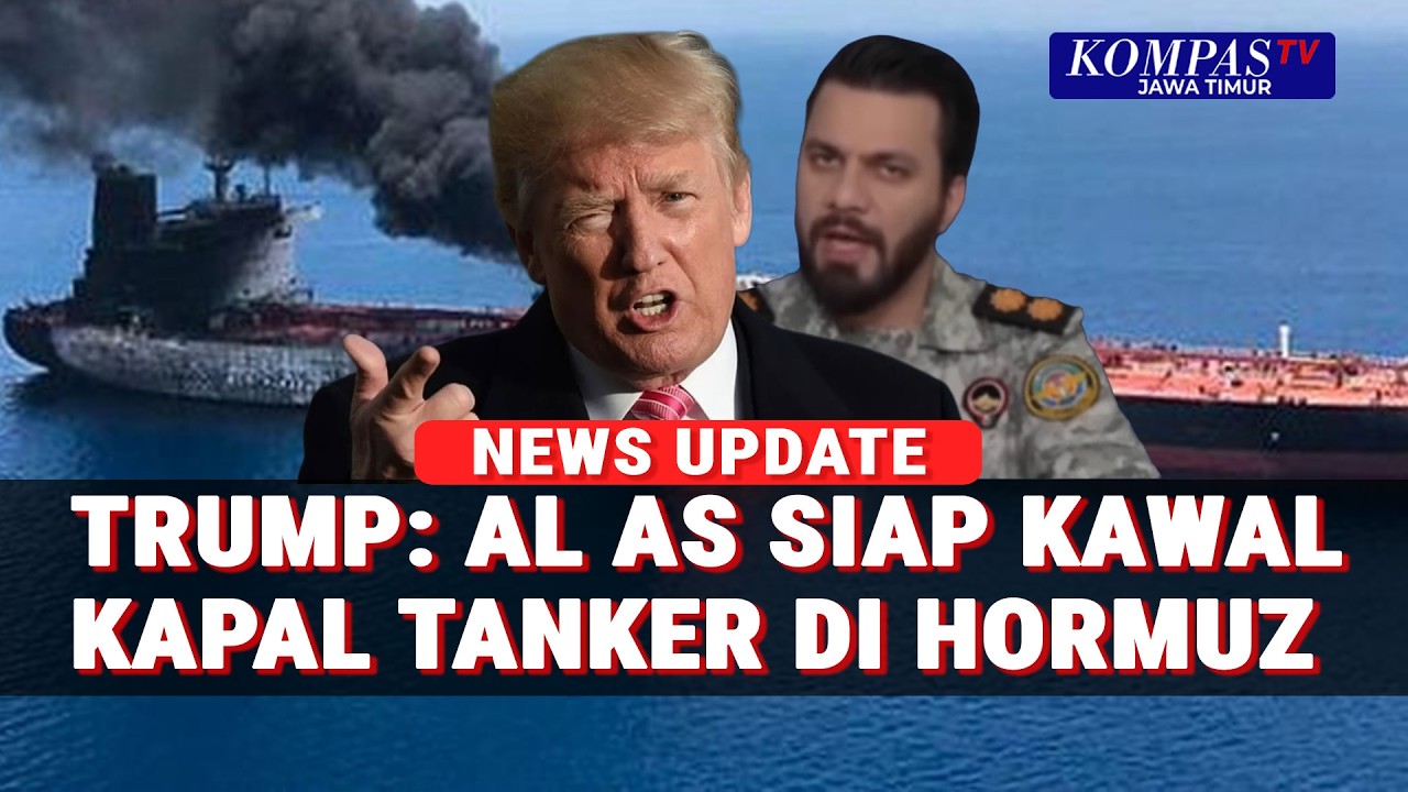 Trump Rencanakan Kapal AL AS Kawal Tanker Minyak Melintas Selat Hormuz Akan Dibuka?