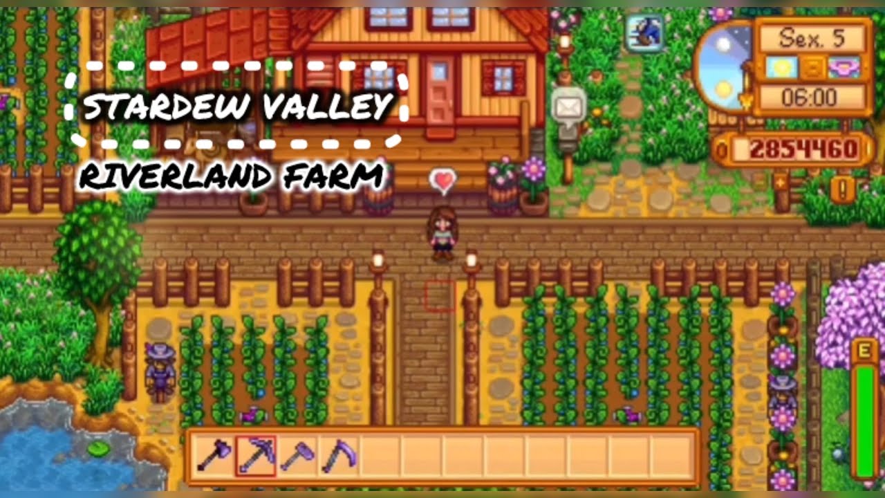 Stardew Valley - Riverland farm speed build 🌸