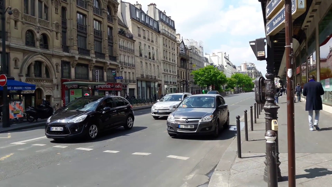 Panorama du carrefour entre la rue St Denis et la rue R&eacute;aumur