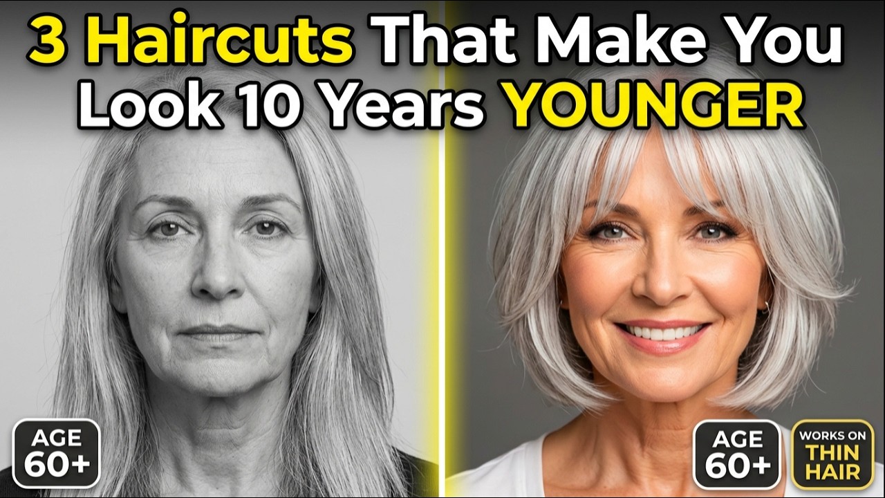 3 Haircuts That Will Make You Look 10 Years YOUNGER & 3 You Should Avoid | For Women Over 60
