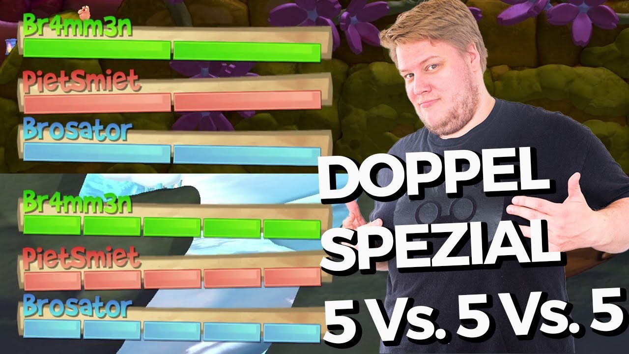 DOPPEL MOPPEL 5 Vs. 5 Vs. 5 und 2 Vs. 2 Vs. 2 | Worms Clan Wars