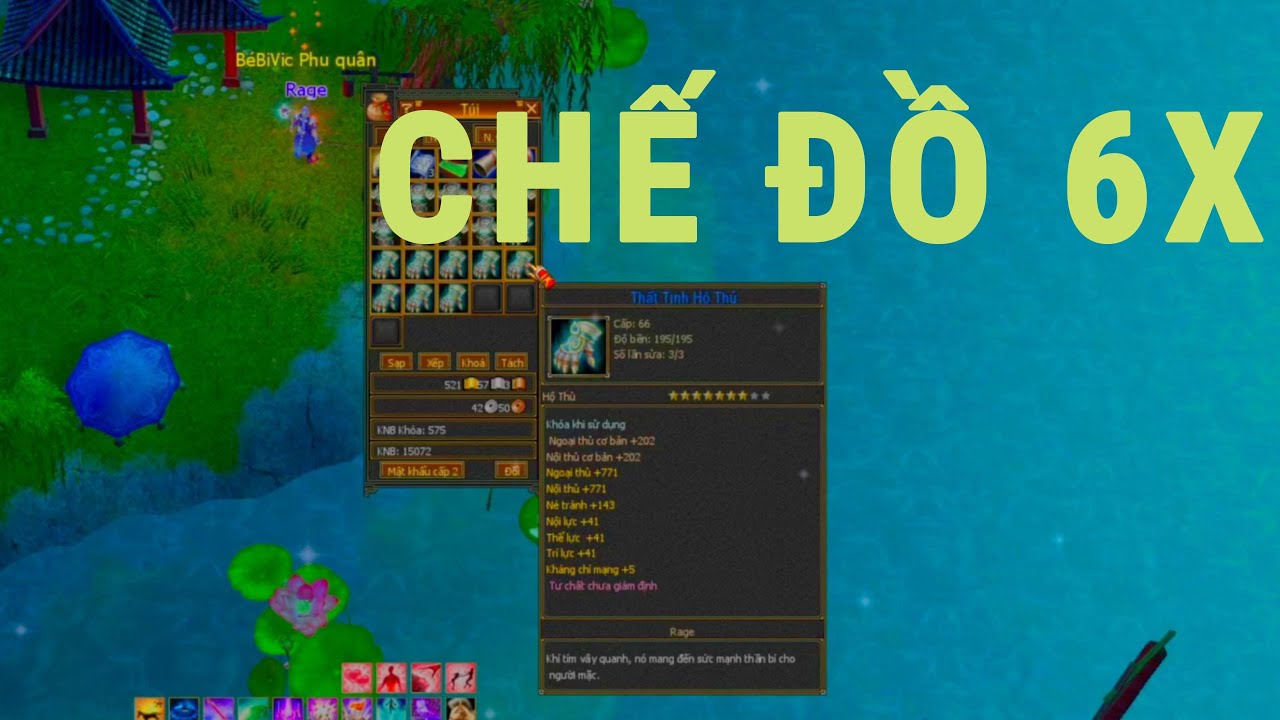 Chế đồ 6x (Rage/TLBB Origin VNG)