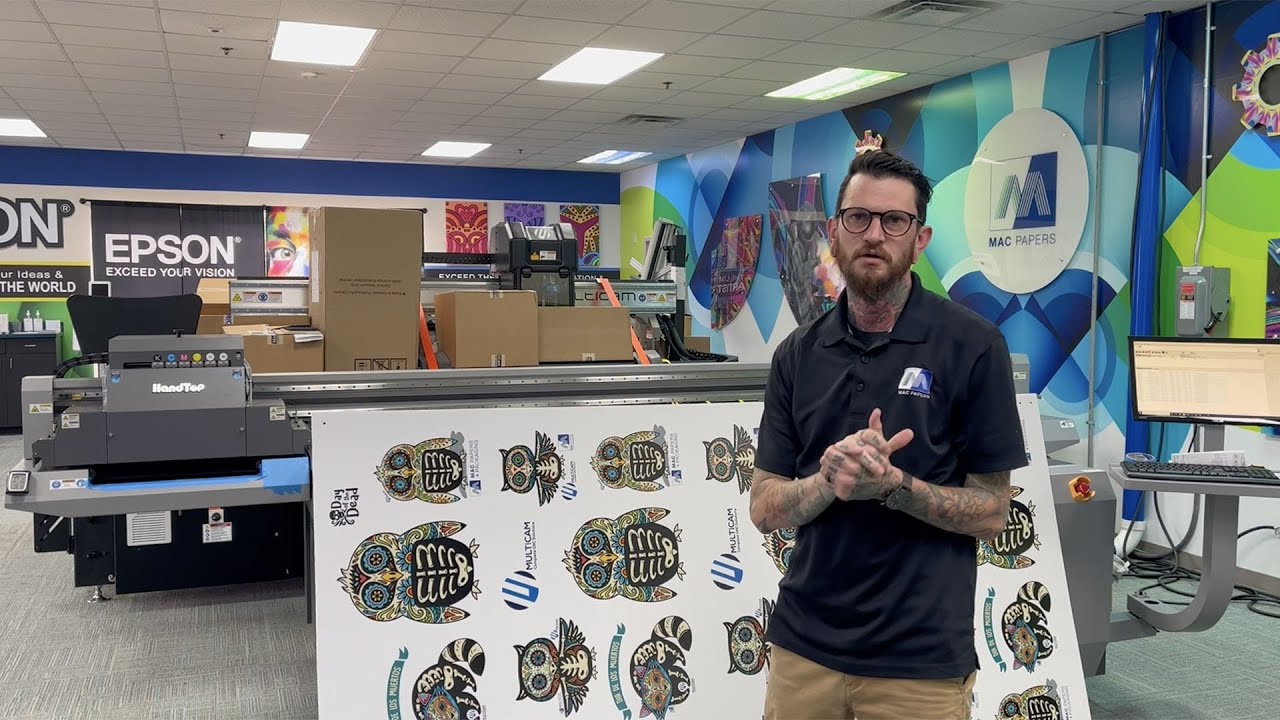 Mac Knows: Printing rigid material on Fluid Color R84F Turbo UV flatbed printer