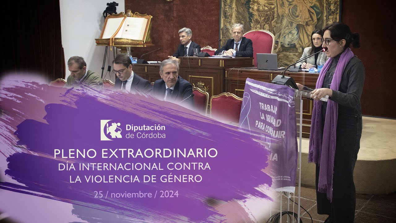 Pleno extraordinario contra la violencia de género | 25 noviembre 2024