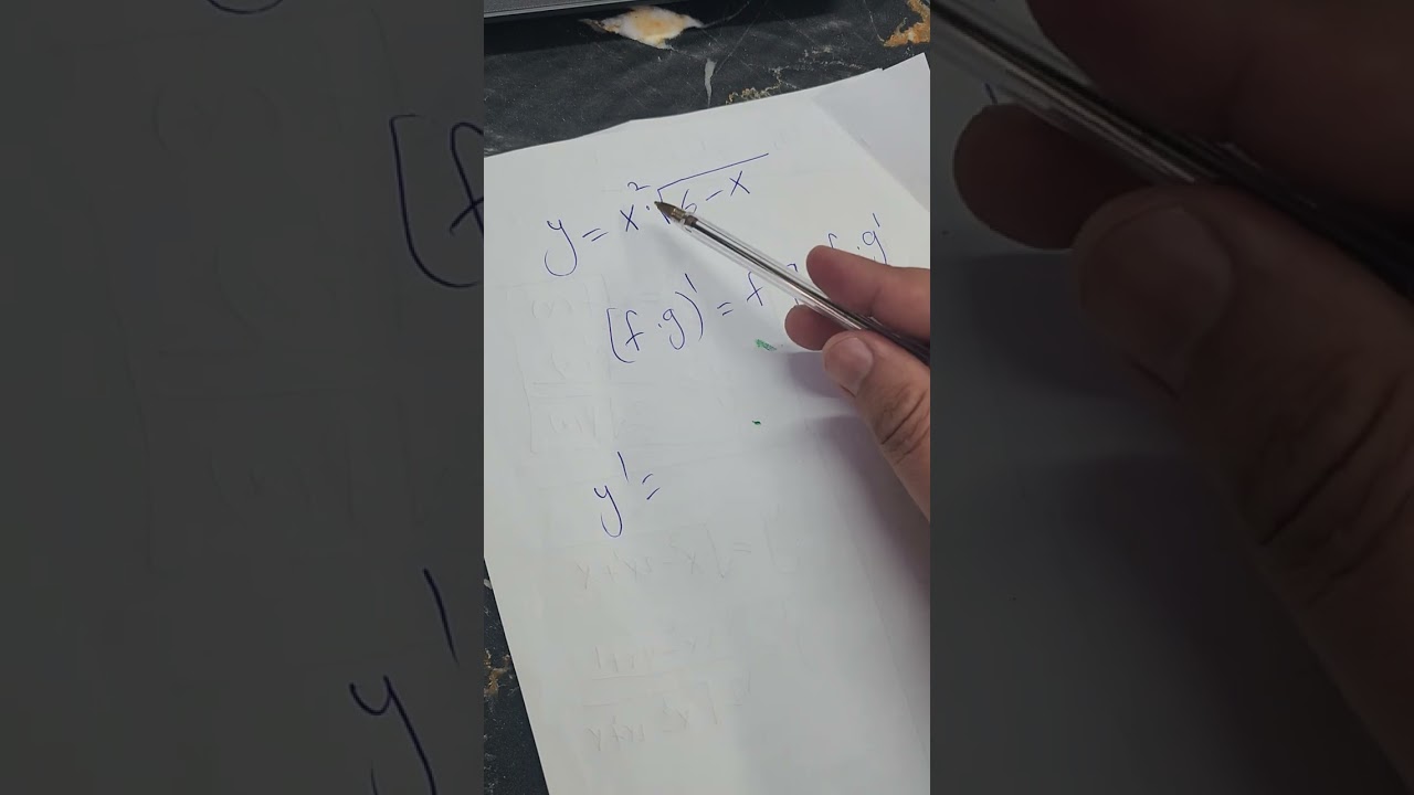 اشتقاق دوال جذرية يشمل دالة ضرب دالة