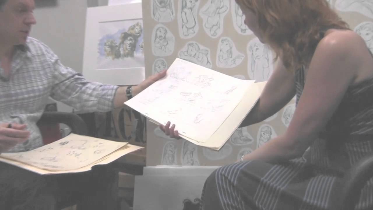 Disney's Andreas Deja shows his vintage Disney animation drawings  (3 of 5)