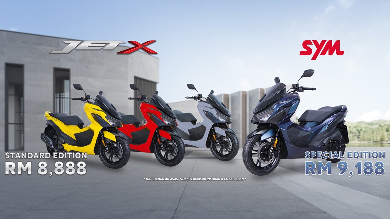 Pelancaran: SYM Jet X 150