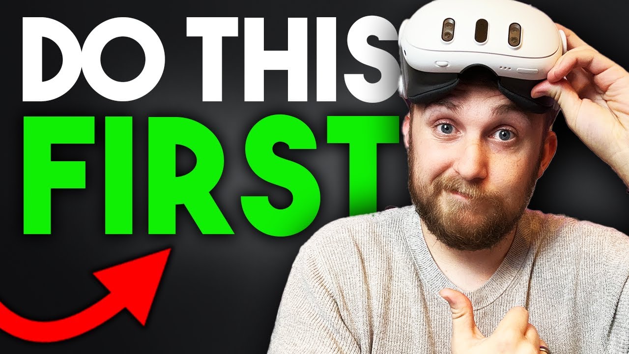 Первое, что вы ОБЯЗАНЫ сделать в Meta Quest 3!